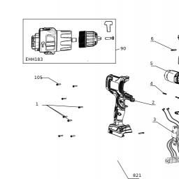 Black & Decker EVO185H1 spare parts