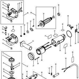 Black & Decker FS8500AG 4-1/2 ANGLE GRINDER spare parts