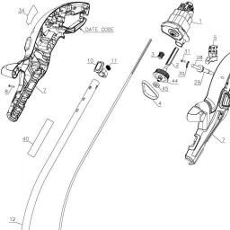 Black & Decker GH1100 spare parts