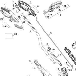 Black & Decker GH750 spare parts