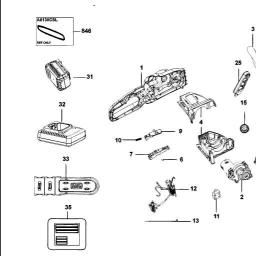 Black & Decker GKC3630L25 spare parts