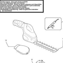Black & Decker GSL35 SHRUB TRIMMER spare parts