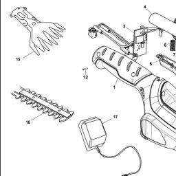 Black & Decker GSL700 SHRUB TRIMMER spare parts