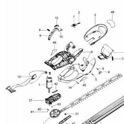 Black & Decker GTC2451 C'LESS HEDGETRIMMER spare parts