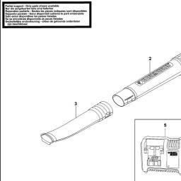 Black & Decker GWC1800L BLOWER VAC spare parts