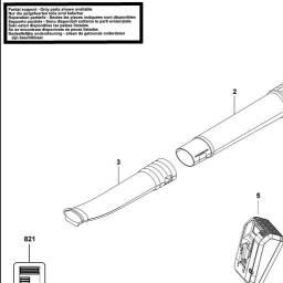 Black & Decker GWC1800LN BLOWER VAC spare parts
