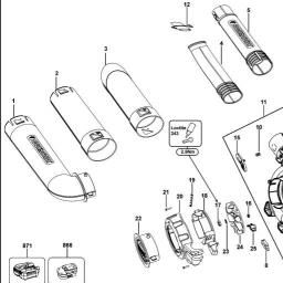 Black & Decker GWC36 BLOWER VAC spare parts