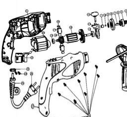 Black & Decker HD455KA spare parts