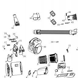 Black & Decker HFVB415CFL spare parts