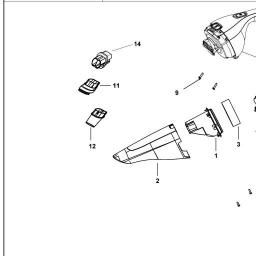 Black & Decker HNVC215WBK spare parts