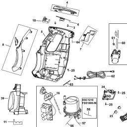Black & Decker HSC1210 STEAM MOP spare parts