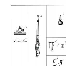 Black & Decker HSVB420J spare parts