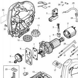 Black & Decker JS510G JIGSAW spare parts