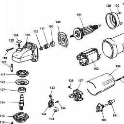 Black & Decker KG15 Angle Grinder spare parts
