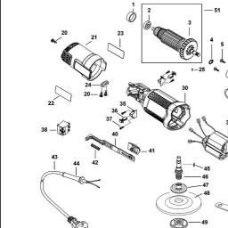Black & Decker KG8215 SMALL ANGLE GRINDER spare parts