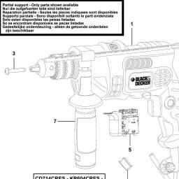 Black & Decker KR714S32 spare parts