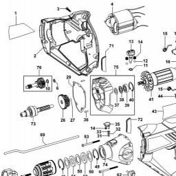 Black & Decker KR95 HAMMER DRILL spare parts