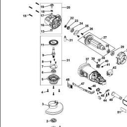 Black & Decker KTG600 ANGLE GRINDER spare parts