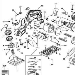 Black & Decker KTW750 PLANER spare parts