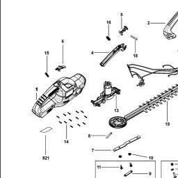 Black & Decker LHT2220 HEDGETRIMMER spare parts