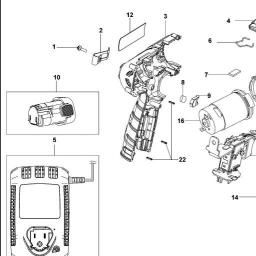 Black & Decker LXD10 CORDLESS DRILL/DRIVER spare parts