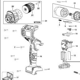 Black & Decker MT218 MULTITOOL spare parts