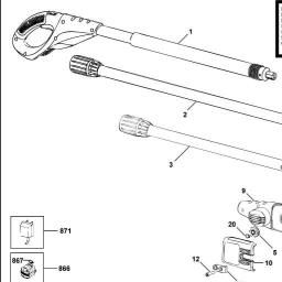 Black & Decker NPP2018 Pruner spare parts