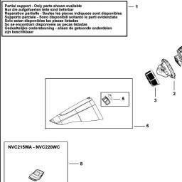 Black & Decker NVC215WA spare parts