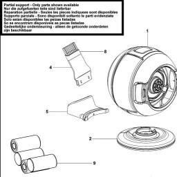 Black & Decker ORB48 MINI VACUUM spare parts