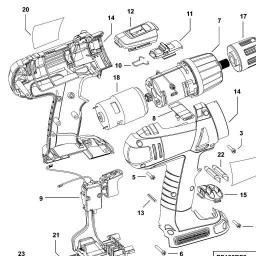 Black & Decker PF188 HAMMER DRILL spare parts