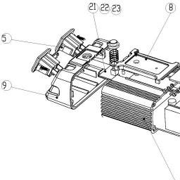 Black & Decker PI400LA spare parts