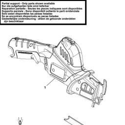 Black & Decker PSL12 PRUNER spare parts