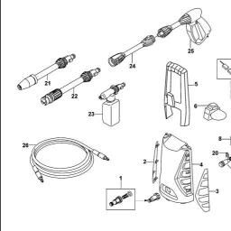 Black & Decker PW1400TDK PRESSURE WASHER spare parts