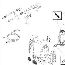 Black & Decker PW1600SL PRESSURE WASHER spare parts
