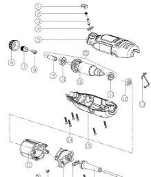 Black & Decker RT18KA spare parts