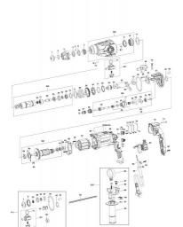 Black & Decker SHR243 spare parts