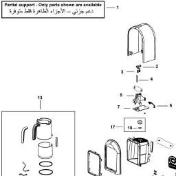 Black & Decker TCM700 spare parts