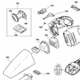 Black & Decker V7210B DUSTBUSTER spare parts
