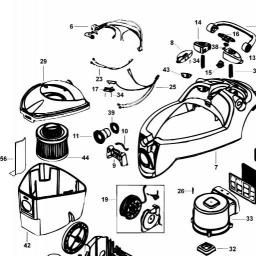 Black & Decker VM875 Vacuum Cleaner spare parts