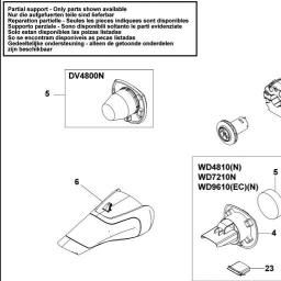 Black & Decker WD4810N spare parts
