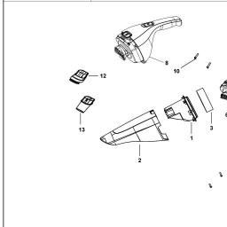 Black & Decker WDC215WA spare parts