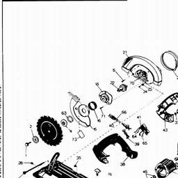 Black & Decker 7308 CIRC. SAW spare parts