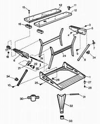 Black & Decker WM536C WORKMATE spare parts