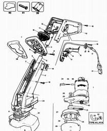 Black & Decker CF10 STRING TRIMMER spare parts