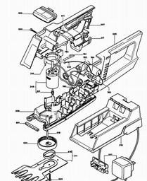 Black & Decker FC104 CORDLESS SHEAR spare parts