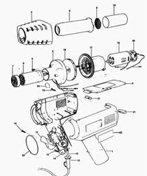 Black & Decker PL70 HEATGUN spare parts