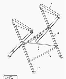 Black & Decker D2661 INDEPENDENT LEGS spare parts