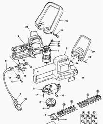 Black & Decker GT420 HEDGECLIPPER spare parts