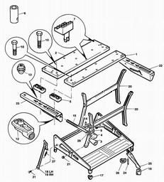 Black & Decker WM747 WORKMATE spare parts