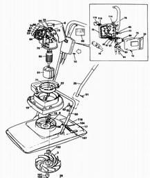Black & Decker T1C HOVER MOWER spare parts